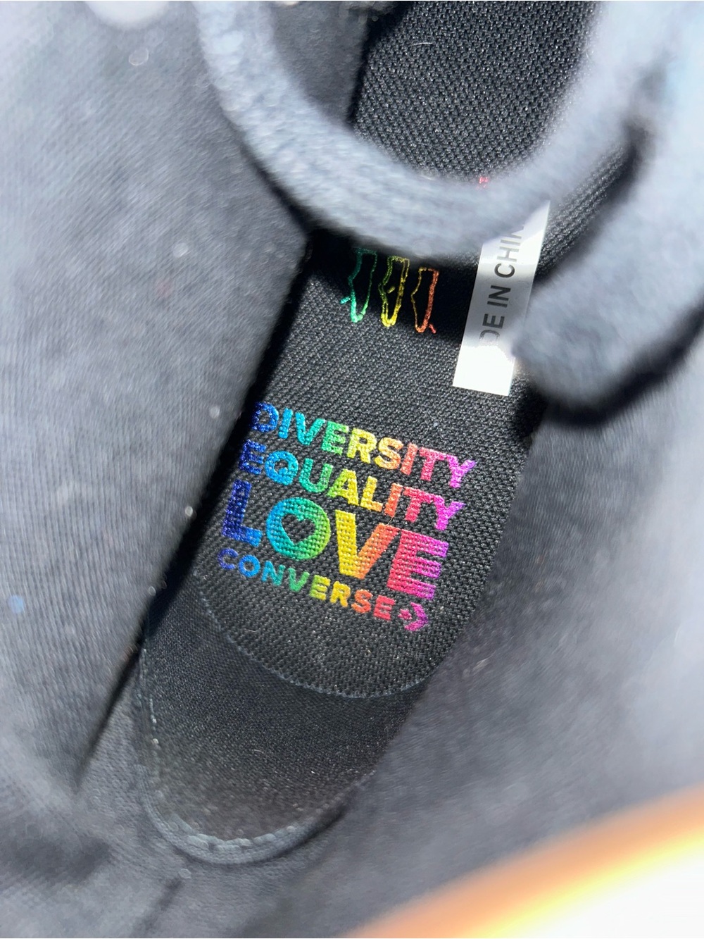 Sequin High-Top Sneakers in Multicolor & Silver for pride month new without tags - Picture 8 of 10